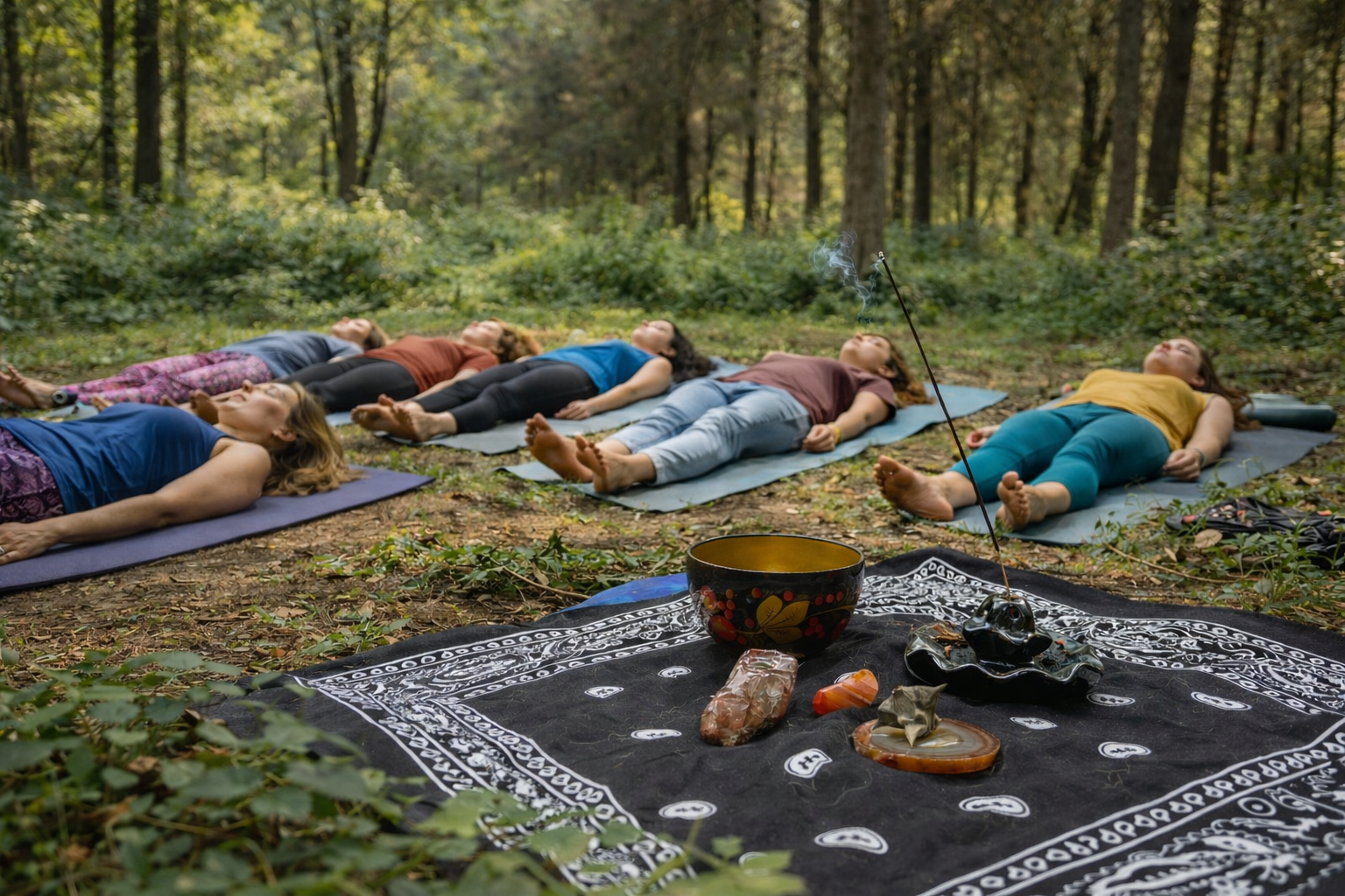 Peaceful meditation and energy awareness practice